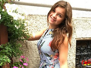 ドイツのスカウト -  18歳の若い大学10代の初めての肛門