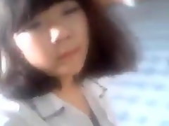 Koreaans meisje knipperen
