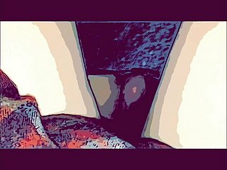 Koreaanse scrounger lik mijn poesje en neuk mijn pantyvoeten