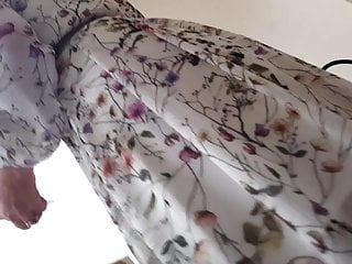Upskirt na banco