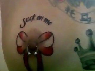Filipina old bag tatuato e piercing