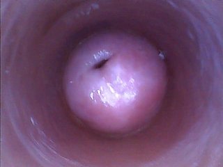 Kira - Kinky autofoto (endoscopio de vídeo coño leva)
