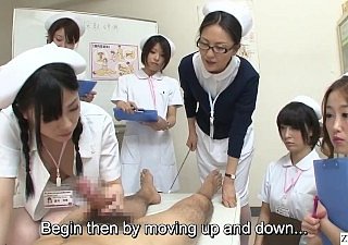 JAV 간호사 CFNM 주무르기 입으로 데모 자막